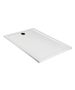 Ντουζιέρα Χυτή 120x70xY2 εκ. με Bαλβίδα Aποχέτευσης, Sanitec Flat Classic White A202-00
