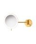 Καθρέπτης ΜεγεθυντικόςØ20*D33,5 cm IP44 5w Led 12V Ø20 εκ. Μεγένθυση *3 Gold 24K Sanco MRLED-705-A05