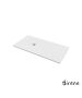 Ντουζιέρα Cast Marble (Χυτό μάρμαρο) με Βαλβίδα Slate 160 x 80 Sirene White Matt S16080-301