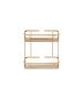 Sanco Shower Baskets Διπλή παραλ/μη Θήκη PVD θερμό μπρονζέ βουρτσιστό 00004-PVD-01BR