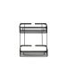 Sanco Shower Baskets Διπλή παραλ/μη Θήκη PVD gun metal γυαλιστερό 00004-PVD-05PL