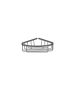 Sanco Shower Baskets Γωνιακή Θήκη Σκούρο γραφίτη 00008-122