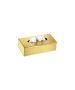 Sanco Tissue Dispensers Tissue Box Free standing | Wall mounted (AISI 304) PVD χρυσό ορείχαλκο γυαλιστερό 00102-PVD-02PL