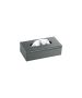 Sanco Tissue Dispensers Tissue Box Free standing | Wall mounted (AISI 304) Ανθρακί ανάγλυφο 00102-Μ118