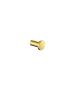 Sanco Bath Robe Hook & Door Stop Μονό Άγγιστρο PVD χρυσό ορείχαλκο γυαλιστερό 00671-PVD-02PL