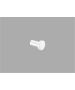 Sanco Bath Robe Hook & Door Stop Μονό Άγκιστρο Λευκό ματ 00671-Μ101
