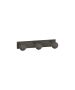 Sanco Bath Robe Hook & Door Stop Τριπλό Άγκιστρο Σκούρο μπρονζέ ματ 00683-DM25