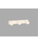 Sanco Bath Robe Hook & Door Stop Τριπλό Άγκιστρο Μπεζ ματ 00683-Μ102
