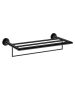 Sanco Towel racks Ραφιέρα Πετσετών Μαύρο ματ 00911-Μ116