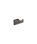 Sanco Monogram Άγκιστρο διπλό PVD gun metal γυαλιστερό 120418-PVD-05PL