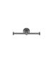 Sanco Ergon Χαρτοθήκη διπλή PVD gun metal βουρτσιστό 25926-PVD-05BR
