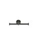 Sanco Ergon Χαρτοθήκη διπλή PVD gun metal γυαλιστερό 25926-PVD-05PL