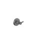 Sanco Ergon Αγκιστρο διπλό PVD gun metal βουρτσιστό 25948-PVD-05BR