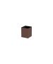 Sanco Bathroom Set Επικαθήμενη Ποτηροθήκη Wenge ανάγλυφο 90152-Α75
