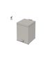Sanco Waste Bins Χαρτοδοχείο 5lt Γκρι τσιμέντου ματ 90677-M104