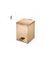 Sanco Waste Bins Χαρτοδοχείο 5lt PVD θερμό μπρονζέ βουρτσιστό 90677-PVD-01BR