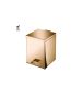 Sanco Waste Bins Χαρτοδοχείο 5lt PVD θερμό μπρονζέ γυαλιστερό 90677-PVD-01PL