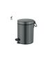 Sanco Waste Bins Χαρτοδοχείο 5lt Soft Closing System Ανθρακί ανάγλυφο 90680-Μ118