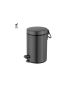 Sanco Waste Bins Χαρτοδοχείο 3lt Soft Closing System Σκούρο γραφίτη 90689-122