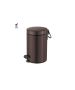 Sanco Waste Bins Χαρτοδοχείο 3lt Soft Closing System Wenge ανάγλυφο 90689-Α75