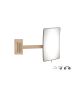 Sanco Cosmetic mirrors Μεγεθυντικός καθρέπτης x3 Μόκα ματ MR-305-M103