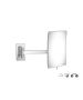 Sanco Cosmetic mirrors Μεγεθυντικός καθρέπτης x3 Χρώμιο MR-305-Α03