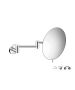 Sanco Cosmetic mirrors Μεγεθυντικός καθρέπτης x3 (Διπλό βραχίονα) Χρώμιο MR-701-Α03