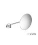 Sanco Cosmetic mirrors Μεγεθυντικός καθρέπτης x3 Χρώμιο MR-705-Α03