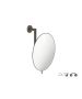 Sanco Cosmetic mirrors Μεγεθυντικός καθρέπτης x5 Σκούρο μπρονζέ ματ MR-764-DM25