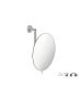 Sanco Cosmetic mirrors Μεγεθυντικός καθρέπτης x5 Γκρι τσιμέντου ματ MR-764-M104