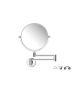 Sanco Cosmetic mirrors Μεγεθυντικός καθρέπτης 2 όψεων x5 (Διπλό βραχίονα) Χρώμιο MR-801-Α03