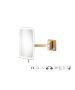 Sanco LED Cosmetic mirrors Μεγεθυντικός καθρέπτης x3 με LED PVD θερμό μπρονζέ γυαλιστερό MRLED-305-PVD-01PL