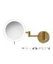 Sanco LED Cosmetic mirrors Μεγεθυντικός καθρέπτης x3 με LED Μπρονζέ ματ MRLED-701-Μ25