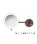 Sanco LED Cosmetic mirrors LED Καθρέπτης μεγεθυντικός x3 usb charging Wenge ανάγλυφο MRLED-905-Α75