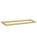 Sanco Glass Door Accessories Διπλή Λαβή / Πετσετοθήκη PVD χρυσό ορείχαλκο βουρτσιστό SET-GL0715-PVD-02BR