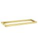 Sanco Glass Door Accessories Διπλή Λαβή / Πετσετοθήκη PVD χρυσό ορείχαλκο βουρτσιστό SET-GL0723-PVD-02BR