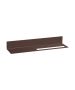 Sanco Shelves Ράφι με Πετσετοθήκη Wenge ανάγλυφο SH-0505-Α75