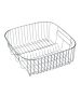 Ανοξείδωτο Καλάθι-Πιατοθήκη Μεγάλο 42,5x38,50 εκ Inox W13-110