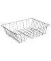 Ανοξείδωτο Καλάθι -Πιατοθήκη Κρεμαστό 40x25 εκ.W23Ν-110