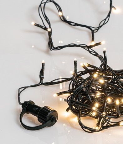 500Led Φωτάκια Με Επέκταση Και Μετασχηματιστή Ip44 ,Πράσινο Καλώδιο/Day Light Λαμπάκι (5cm Απόσταση) ,25 Μέτρα (Kelvin 3.000 - 4.000) Με Καρούλι Αποθήκευσης Lianos 70102