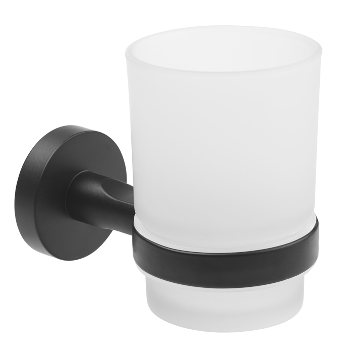 Ποτηροθήκη Γυαλί Μαύρο Bronze Art Fairmont MH08-20-MM