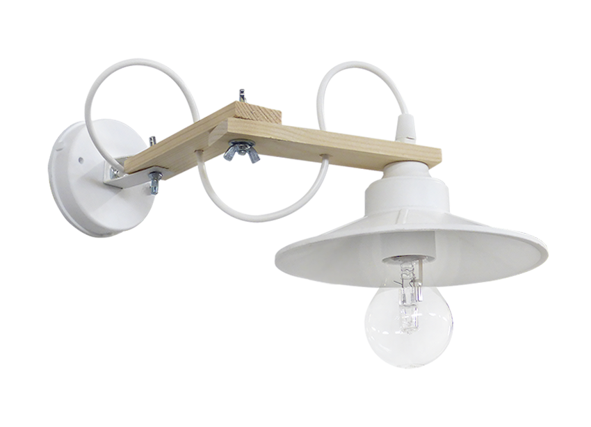 Φωτιστικό τοίχου σπαστό 2πλο λευκό BREAK-152ΑΡ WHITE Heronia 31-1246