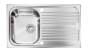 Sanitec Νεροχύτης Ανοξείδωτος 86×50 10643 Atlantic Σατινέ 10643-dexes