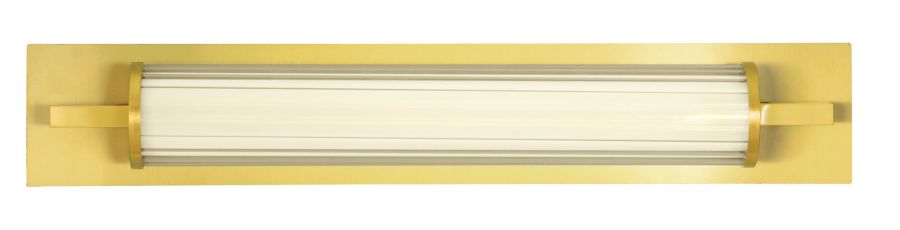 Απλίκα Μπάνιου Ανθυγρή IP44 58cm228w Led 1110lm 3000K Warm White 120° Γυαλί με Χρυσό Ματ Viokef Frida 4277900