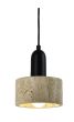 InLight Κρεμαστό φωτιστικό γκρι από travertine marble 1XΕ27 D:15 x 20cm 4086