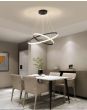 SE LED 60 STELINA PENDANT BLACK 60-40cm 47W 3CC IP20 220V 2 YEARS WARRANTY A1 HOMELIGHTING 77-50639
