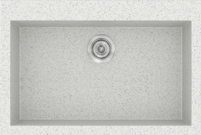 Sanitec Νεροχύτης 338 Classic 70×50 338-01-Granite-White