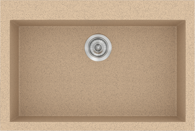 Sanitec Νεροχύτης 338 Classic 70×50 338-10-Granite-Beige