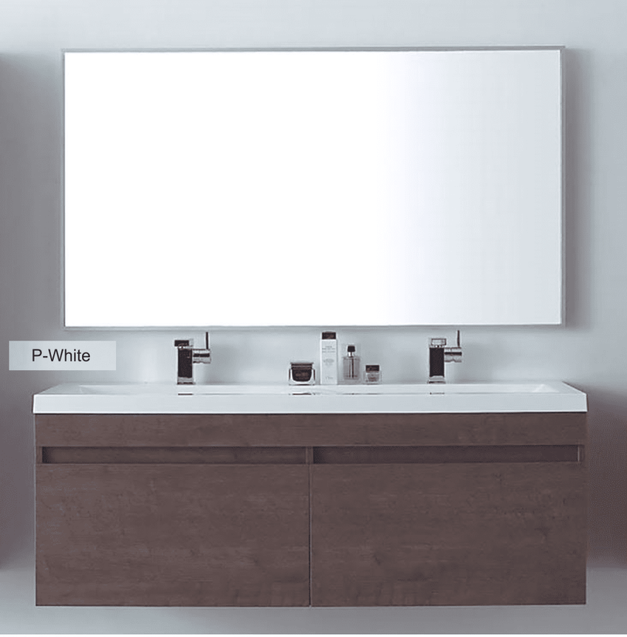 Έπιπλο Μπάνιου ECO-144 Βάση χωρίς Νιπτήρα 144cm  Λευκή Λάκα Γυαλιστερή  FT21.144.002P Εκθεσιακό 