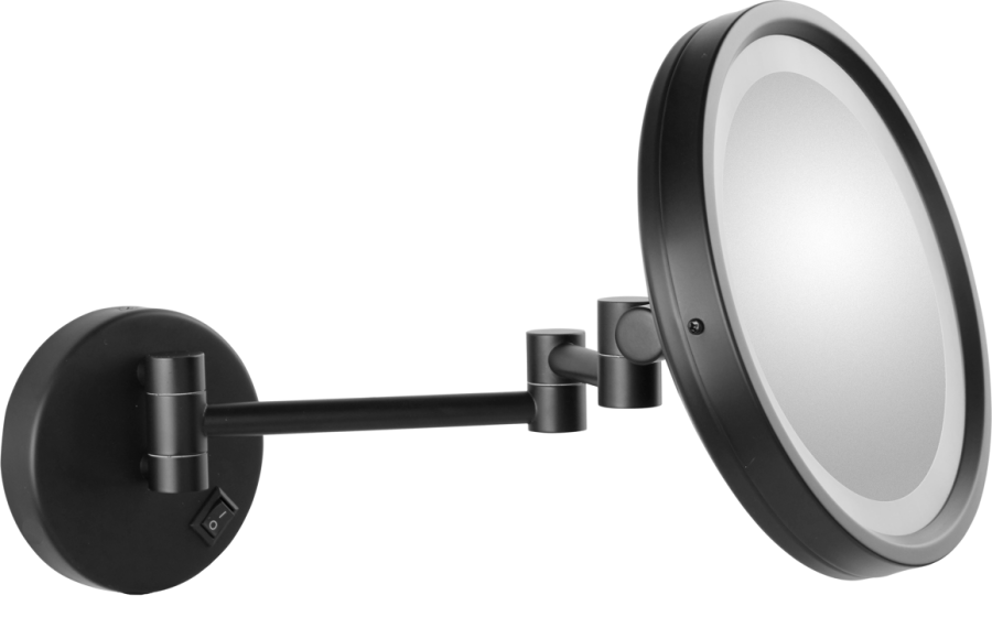 Μεγενθυτικός Καθρέφτης Led Μαύρο Bronze Art Μεγενθυτικοί 67H7-MM-L